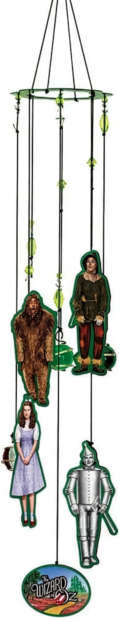 Spoontiques Wizard of Oz Wind Chime - Outdoor Garden Décor - Decorative Chimes for Yard, Garden, Backyard and Patio Decoration