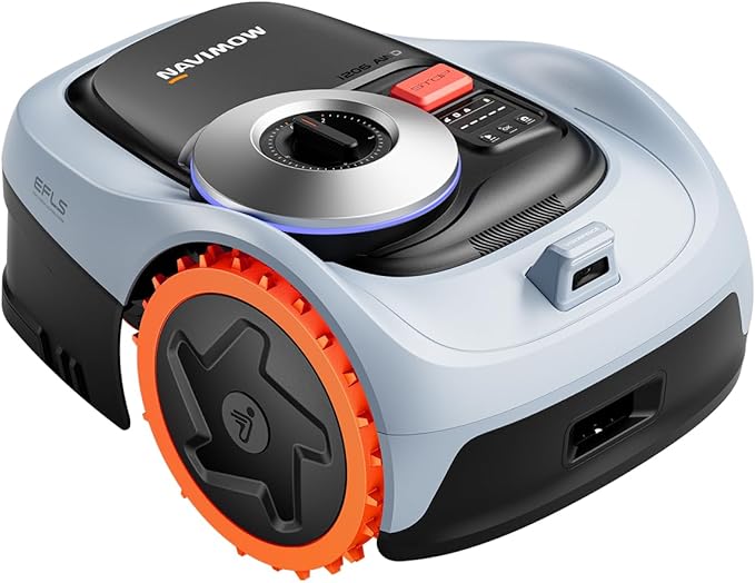 Segway Navimow i206 AWD Robot Lawn Mower, Wire-Free Robotic Mower, All-Wheel Drive for 45% Slopes, 2–3.6 in Adjustable Cutting Height, NRTK + Vision, Auto Mapping, 2.55Ah Battery, Covers 0.15 Acre