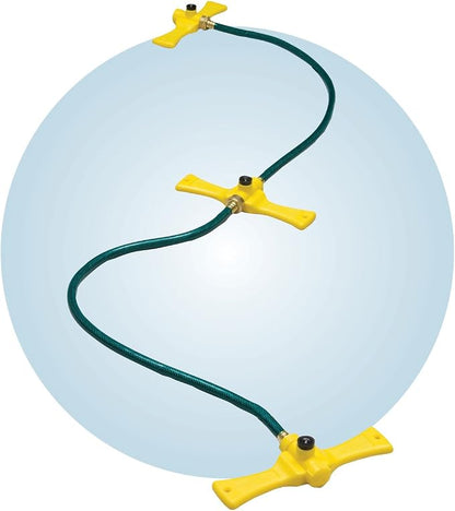 Orbit 58092N Port-A-Rain Hose Watering Sprinkler System, Green (Pack of 3)