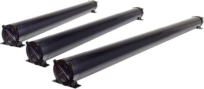 Valterra A04-5094BK RV Adjustable EZ Hose Carrier with Lockable Door Cap, Black