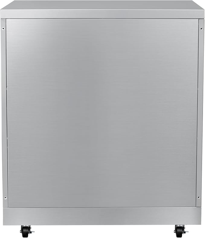 KoolMore 32 in. Stainless-Steel Outdoor Kitchen Cabinet with Three Drawers (KM-OKS-CAB3)