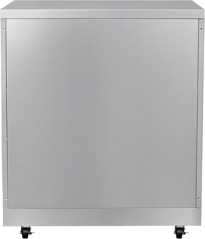KoolMore 32 in. Stainless-Steel Outdoor Kitchen Cabinet with Three Drawers (KM-OKS-CAB3)