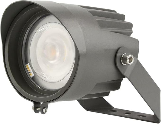 Led Landscape Outdoor Spot Light with Anti-glare Cap - Heavy Duty Waterproof IP67 120V Accent Light 270⁰ Adjustable Mount, 3000K Thickened Aluminum Spotlight for Bldg Yard Garden Tree (12 Watts)