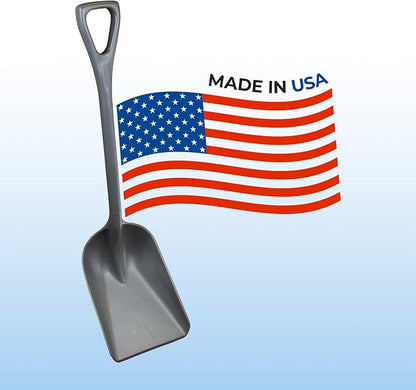 Remco 6981RG Grey Polypropylene Industrial Hygienic Shovel, 24" Blade