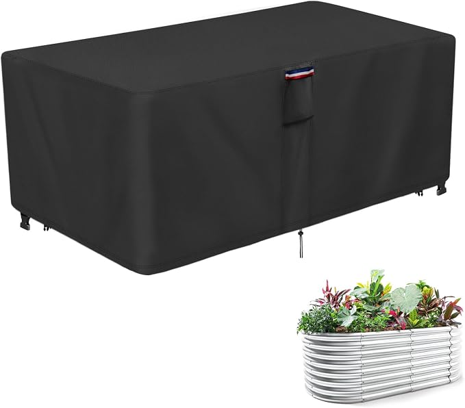 Plant Covers Freeze Protection, Fit 6x3 FT Raised Garden Beds - Heavy Duty Frost Cover for Outdoor Winter Frost Cold Weather, Black 73" x 37" x 25"