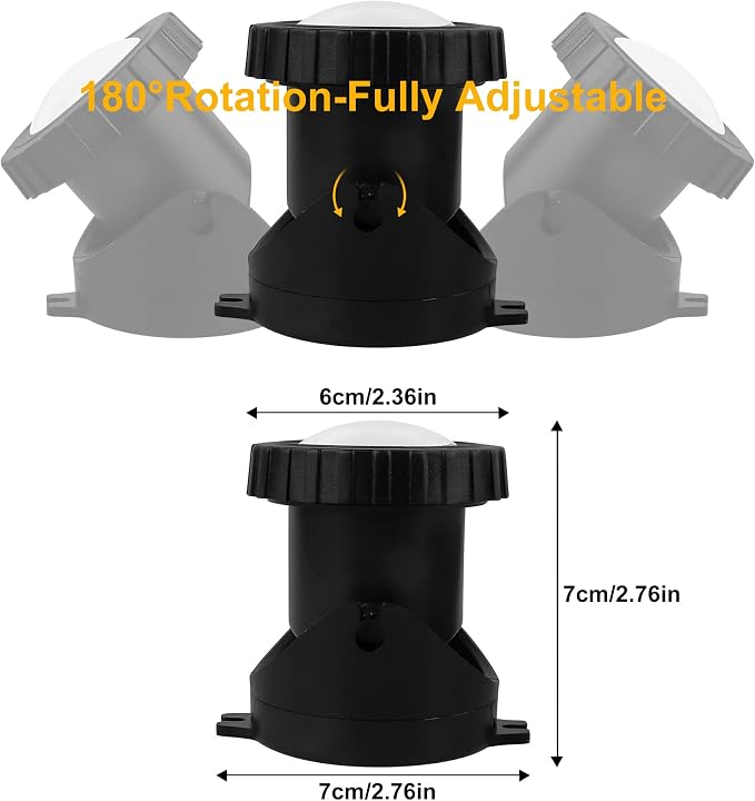 RGB Pond Lights with Timer, LED Underwater Submersible Colorful Landscape Spotlights, 98ft Remote Control IP68 Waterproof Fountain Lights for Fish Aquarium Tank Garden Yard Pool (Set of 3)