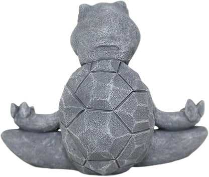 Meditating Turtle Statue Buddha, Zen Turtle, Zen Garden Turtle Figurines for Home and Garden Decor, Turtle Decorations Gift Ideas for Desk Office Bedroom Outdoor Yard Lawn (Turtle)
