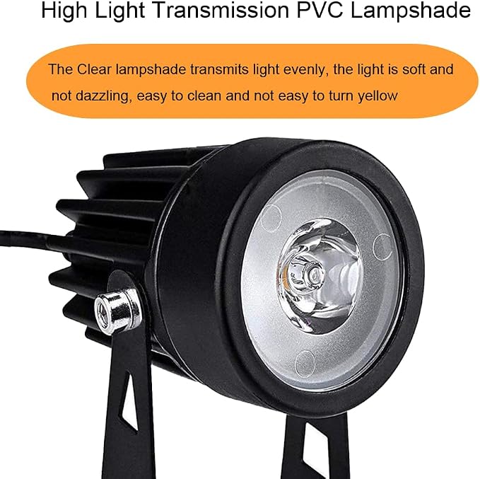 SUNLONG Solar Lights Outdoor Waterproof Solar Powered Spot Lights Aluminum Casting Landscaping Spotlight for Garden Yard Tree Uplight Downlight （Natural White）