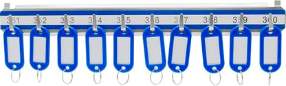 Barska Labeled Key Shelves with 301-400 Numbered Hooks for Key Cabinets