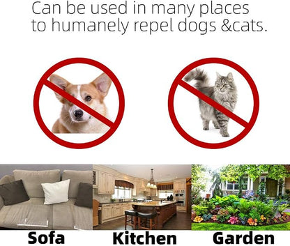 8 Pack Cat Repellent Outdoor/Indoor Scat Mat for Cats&Dogs, Keep Away Pest Plastic Mats with Spikes,16 x 13 Inches