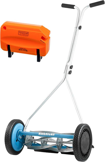 American Lawn Mower 1415-16SK2 16-Inch 5-Blade Reel Mower with Sharpener