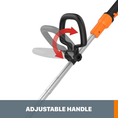 Worx 40V Turbine Leaf Blower with 2 Batteries & Charger Bundle with Worx WG183 40V 13" Cordless String Trimmer with 2 Batteries & Charger