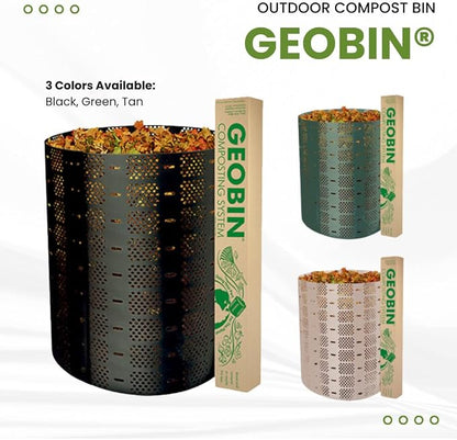 Geobin Compost Bin - 246 Gallon, Expandable, Easy Assembly, Made in the USA, Outdoor & Backyard Composter