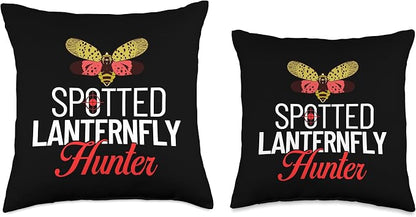 Spotted Lanternfly Trap Insect Spray Lantern Fly Throw Pillow