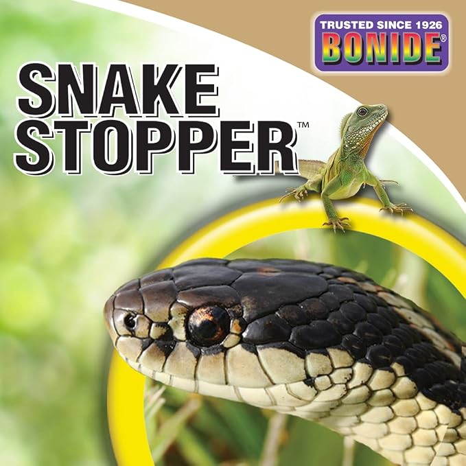 Bonide Snake Stopper Snake Repellent, 1.5 lbs Ready-to-Use Granules, Outdoor Deterrent for Snakes, Lizards, Iguanas