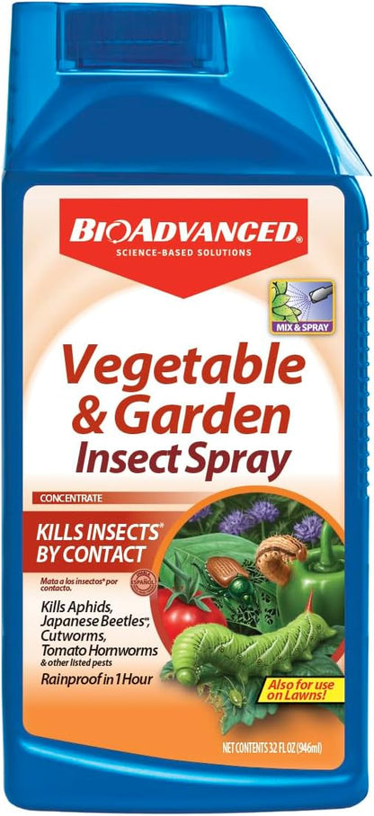 BioAdvanced Vegetable & Garden Insect Spray Concentrate - 32 fl oz Bottle