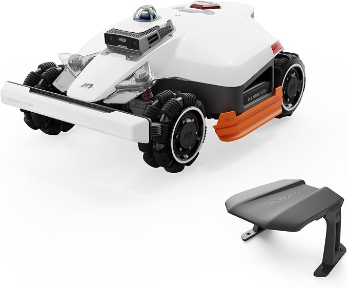 Mammotion LUBA 3 AWD 3000H Robot Lawn Mower with Garage (Ship Separately) | 360° LiDAR+NetRTK+AI Vision, Wire Free for 0.75 Acre, AWD for 80% Slopes, 30 Multi-Zone Management, Cutting Height 2.2"-4.0"