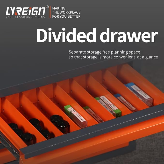 CNC milling cutter drill bit storage cabinet used to drill bits 5-drawer