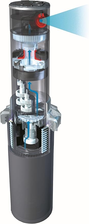 Hunter PGP Ultra 3/4" Rotor Lawn Sprinkler Head, 17-52 ft, 6 in. Pop-Up | Adjustable 50°-360° gear-drive rotor with 3/4 in. inlet, preinstalled 3.0 nozzle, and 6 in. pop-up height