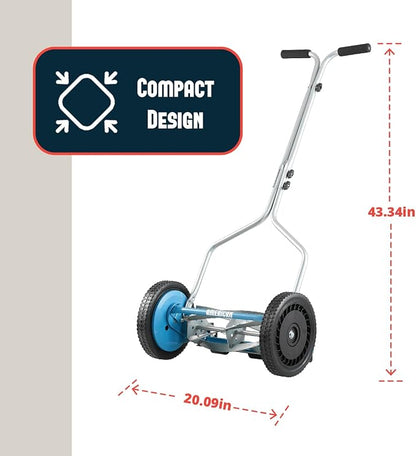 American Lawn Mower 1304-14SK2 14-Inch 5-Blade Reel Mower with Sharpener