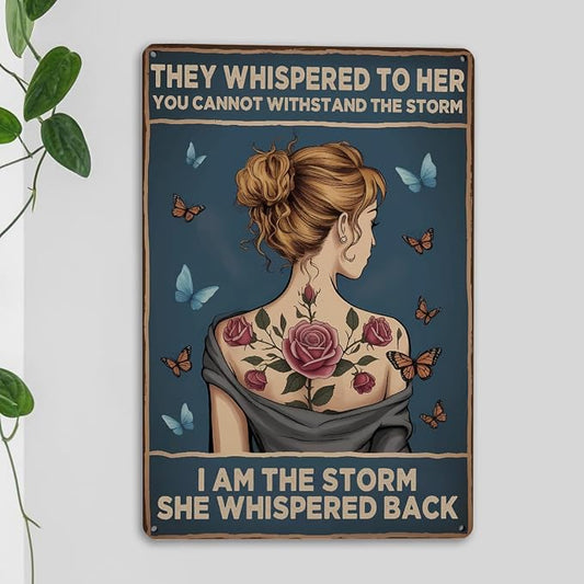 mmiishe Vintage Garden Metal Signs Gardening Gifts for Women gardeners Green House Decor Metal Art for Home Gardens Greenhouse Living Room Yard Backyard Outdoor Decor 8x12 Inches Plant Signs