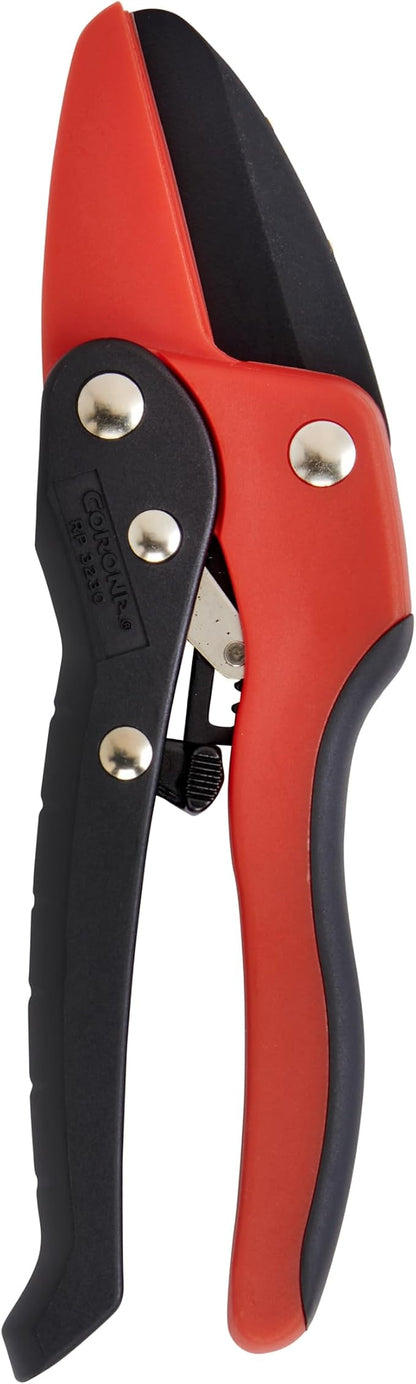 Corona Tools Ratchet Hand Pruner – 3/4-Inch Cut Capacity Garden Pruning Shears for Stems & Branches, Heavy-Duty Ratcheting Hand Pruners with Comfortable Grip