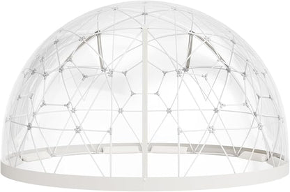 VEVOR Garden Dome Tent, 15 x 9.5 ft Clear Bubble Tent House for 12-14 Person, Waterproof PVC Geodesic Dome Greenhouse with Ventilated Window, Outdoor Igloo Tents for Patio Backyard Party Camping