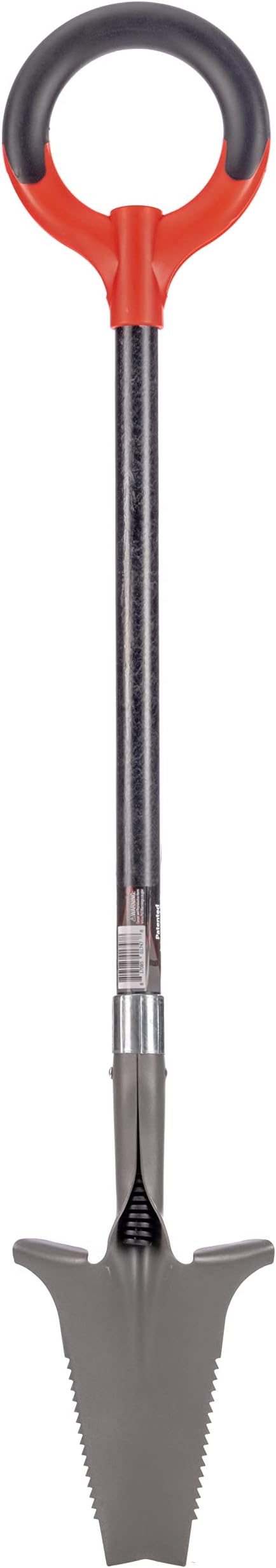Root Slayer 23311 Perennial Garden Shovel, Fiberglass Shaft, Red
