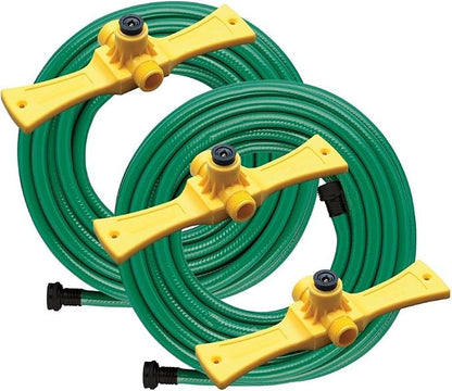 Orbit 58092N Port-A-Rain Hose Watering Sprinkler System, Green (3-Pack)