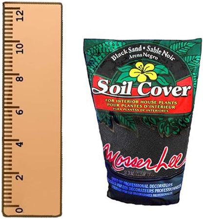 Mosser Lee ML1112 Black Sand Soil Cover, 5 lb. (Pack of 8)