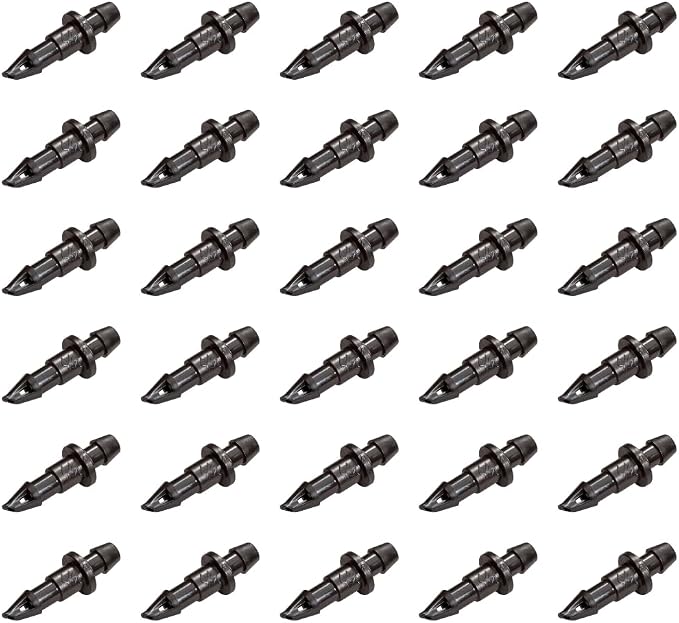 Rain Bird BC25-30PS Drip Irrigation Universal 1/4" Barbed Coupling Fitting, Fits 1/4" Drip Tubing, 30-Pack
