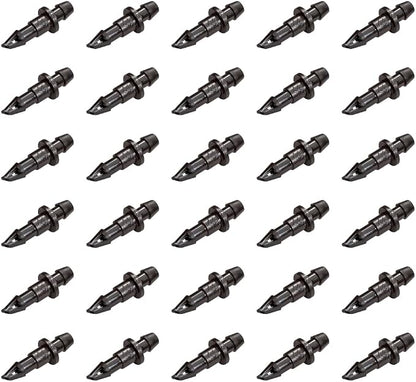 Rain Bird BC25-30PS Drip Irrigation Universal 1/4" Barbed Coupling Fitting, Fits 1/4" Drip Tubing, 30-Pack