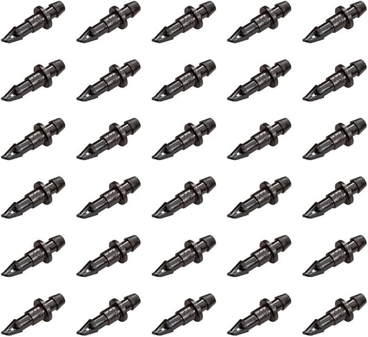 Rain Bird BC25-30PS Drip Irrigation Universal 1/4" Barbed Coupling Fitting, Fits 1/4" Drip Tubing, 30-Pack