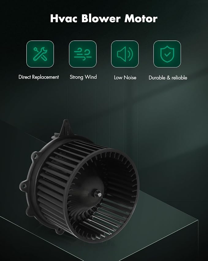 SCITOO 700027 HVAC Heater Blower Motor Front For Ford For Expedition|For F-150|For F-150 Heritage|For F-250,For Lincoln For Blackwood|For Navigator