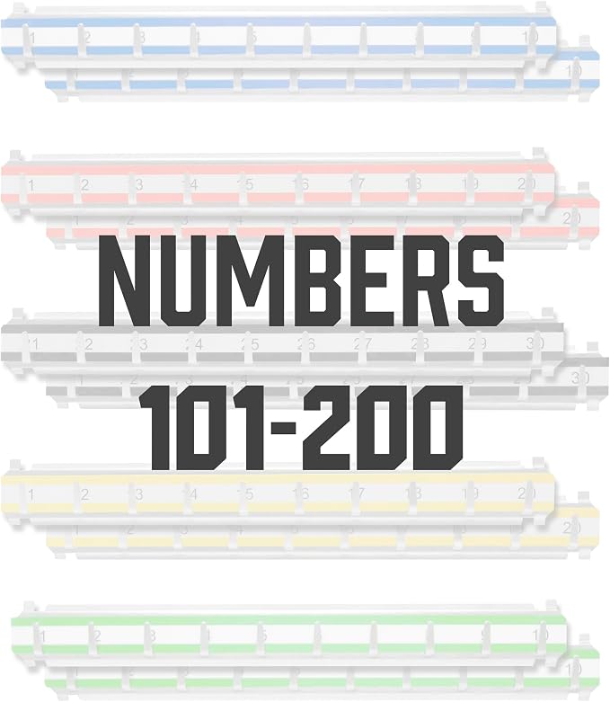 BARSKA AF13684 Labeled Key Shelves w/ 101-200 Numbered Hooks for Key Cabinets