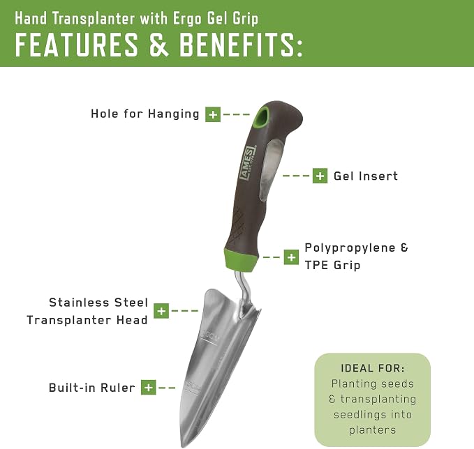 Ames Planting Bundle: Transplanter, Trowel, Weeder, & Scoop