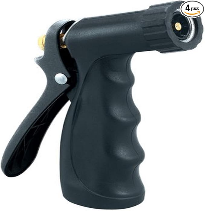 4-Pack Orbit Garden Hose Spray Nozzle with Rubber Grip - Lawn and Yard Watering, 56053N