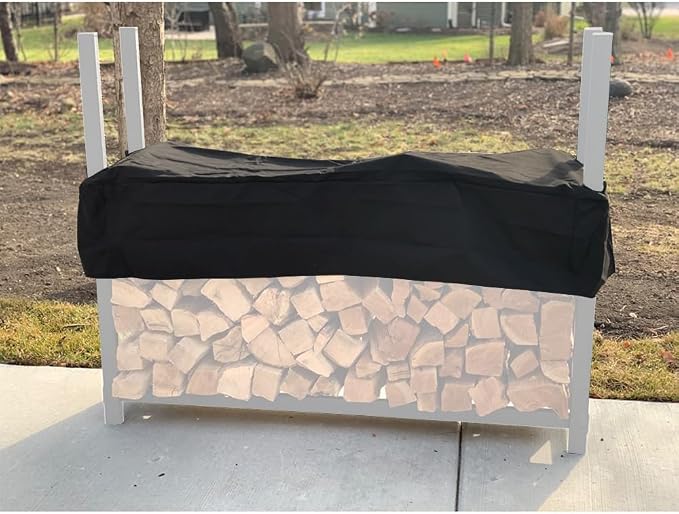 Firewood Rack Top Cover Waterproof Replacement for 5 Foot | Firewood Log Heavy Duty Storage Log Rack Covers (Not The Full Cover)