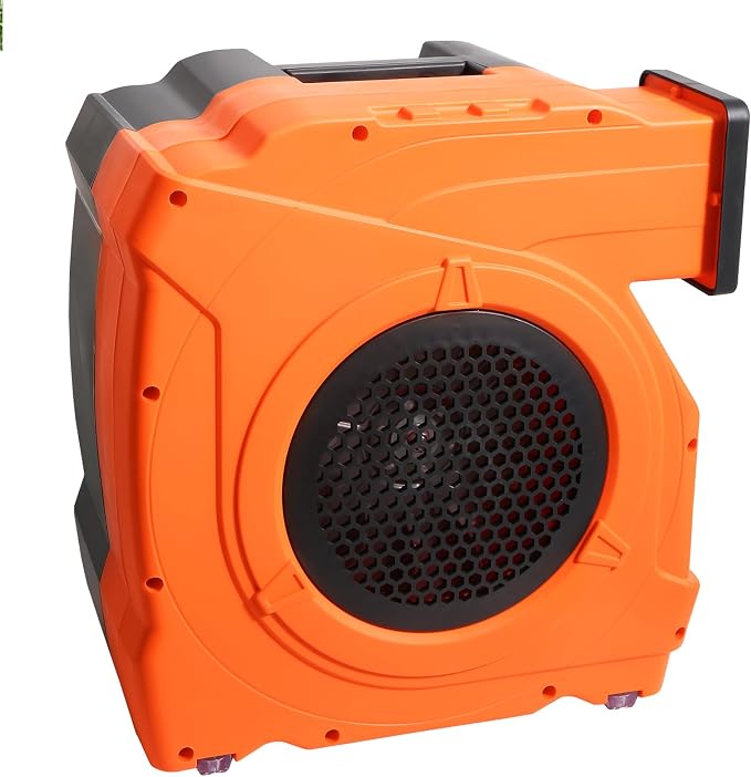 VEVOR Inflatable Blower, Electric Air Blower, Bounce House Blowing Pump, Commercial Corded Fan Pump for Castle Wate Slides Water Slide Bouncy Castle