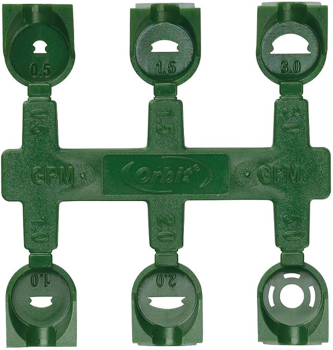 Orbit 55035 Nozzle Rack for Saturn III/IV & Titan Gear-Drive Rotor Water Sprinklers