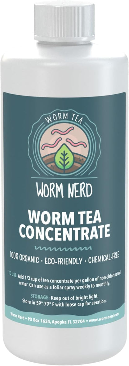 Worm Nerd’s Worm Tea Concentrate for Gardening, 1pt