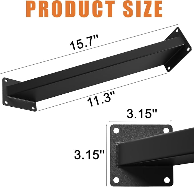 8 Pcs 45 Degree Angle Support Brackets, Heavy Duty Pergola Kit Right Angle Reinforcement Hardware Kit for Wooden Structures, for DIY Pergola Gazebos Tree Houses Patios and Gardens
