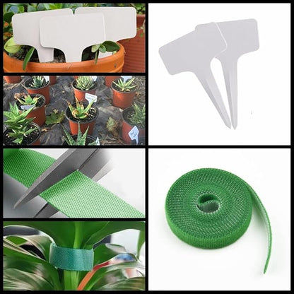 2 Pcs Scrog Net 2x2 FT Trellis Net for Grow Tent Elastic Trellis Netting with Hooks, Loop Tape, Garden Label for Indoor Plant Growing Tents Garden Plant Climbing Plants Support, Black