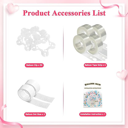 Wokceer Wedding Arch 8FT Round Backdrop Stand Balloon Arch Stand White Circle Balloon Arch Frame for Wedding Ceremony Birthday Party Anniversary Valentine Celebration Decoration
