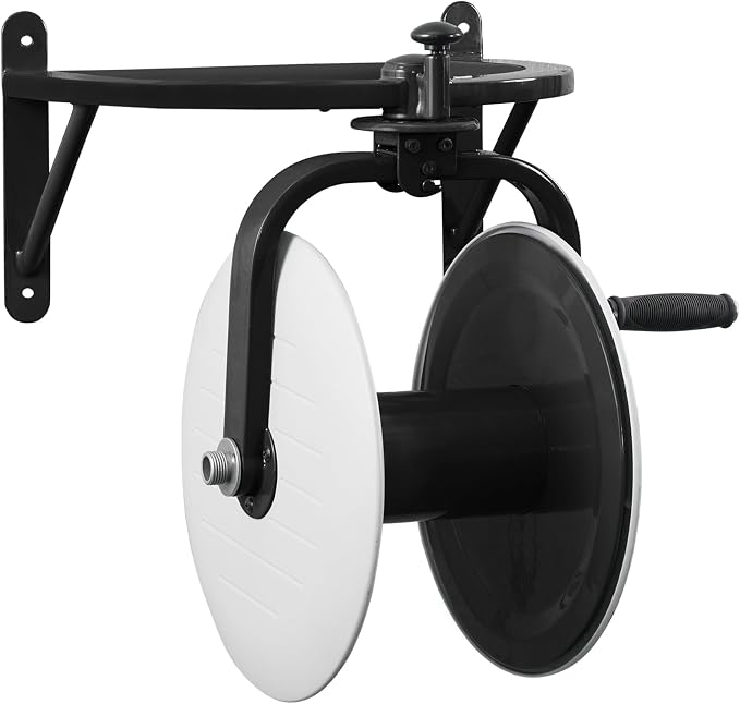 Liberty Garden Navigator 360° Hose Reel-White
