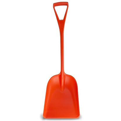 SPARTA Polypropylene Sanitary Shovel, One-Piece Food Handling Scoop, Commercial Kitchen and Bulk Ingredient Transfer Tool, 13.75" x 16.5" Scoop, Orange (Pack of 3)