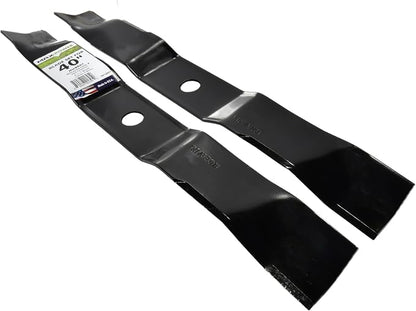 MaxPower 561299B USA MADE 2 Blade Set 3-N-1 Blades | For 40" Cut Murray Mowers Replaces 095103E701, 95103E701