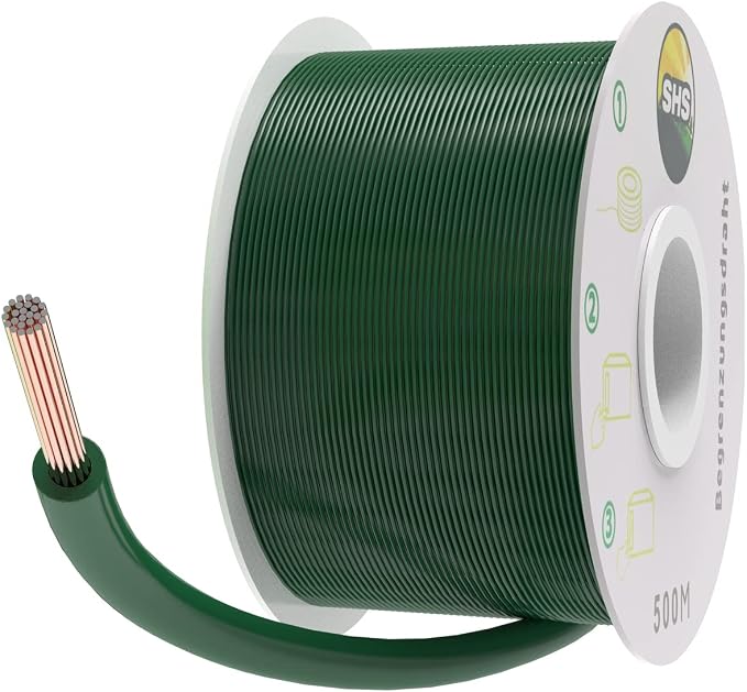 RASENFREUND 500 m Boundary Cable for Robotic Lawnmower, Lawn Mower, Lawn Robot Accessory Set, Boundary Wire for Search Cable, Compatible with Gardena/Bosch/Husqvarna/Worx/Honda, Diameter 2.7 mm