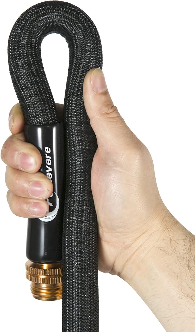 Water Hose Short Connection Leader Hose 5/8 in x 3 ft. Drainage Hose for Dehumidifier Small Water Hose Extension High Pressure Bib Reel Extender, Drinking for RV Outdoor