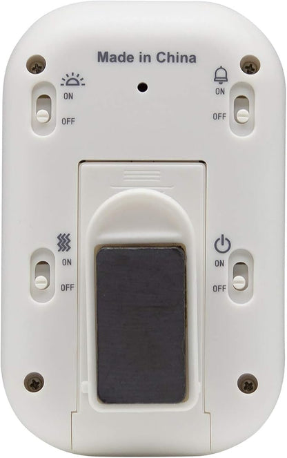 Taylor Multi-Alert (Sound, Light, Vibration) Digital Timer, Standard, White